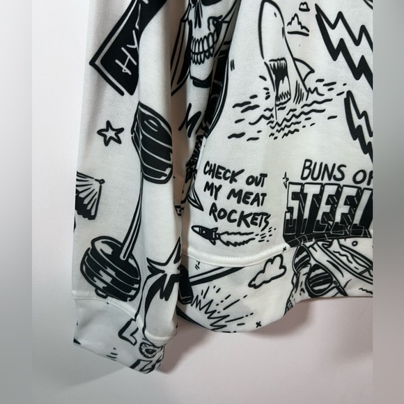 Hybrid Legacy  Crewneck Sweatshirt Men’s Large All Over Print Performance Method - Picture 3 of 12